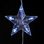 Ljusgardin Med Stjärnor 200 Lysdioder Blå 8 Funktioner