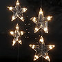 Ljusgardin Med Stjärnor 500 Lysdioder Varmvit 8 Funktioner