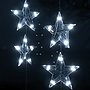 Ljusgardin Med Stjärnor 500 Lysdioder Kallvit 8 Funktioner