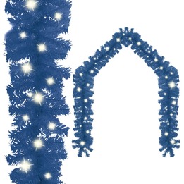 Julgirlang Med Led-Lampor 5 M Blå