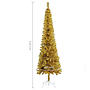 Julgran Smal Guld 120 Cm