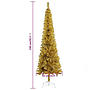 Julgran Smal Guld 150 Cm