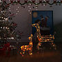 Juldekoration Renfamilj Akryl 160 Led Flerfärgad