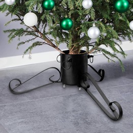 Julgransfot Svart 58X58X21 Cm