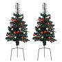 Konstgjorda Julgranar Med Led 2 St 76 Cm Pvc