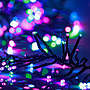 Ljusslinga Med 400 Led Cluster Flerfärgad Pastell 7,4 M Pvc