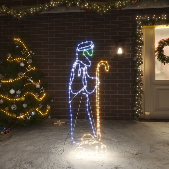 Juldekoration Herde Och Får Med 168 Leds 102,5X35 Cm