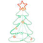 Juldekoration Julgran Med 144 Leds 88X56 Cm