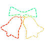 Juldekoration Klock-Figur Med 72 Leds 50X56 Cm