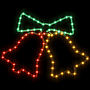 Juldekoration Klock-Figur Med 72 Leds 50X56 Cm