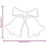 Juldekoration Klock-Figur Med 72 Leds 50X56 Cm