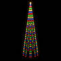Julgran På Flaggstång Färgglad 310 Leds 300 Cm