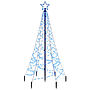Julgran Med Markspett 200 Blåa Lysdioder 180 Cm
