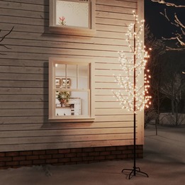 Körsbärsträd Med Led Varmvita 368 Lysdioder 300 Cm