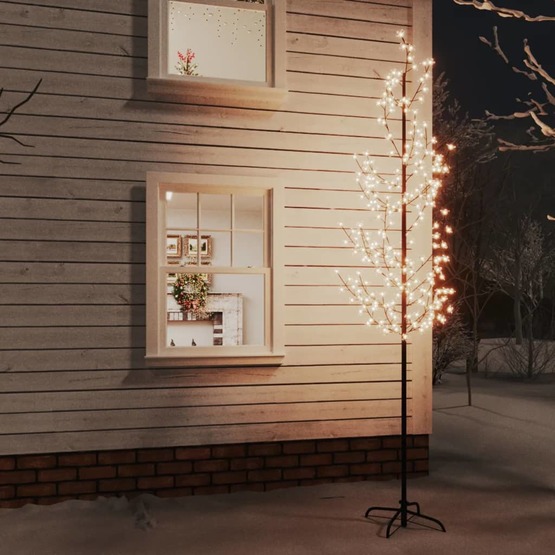 Körsbärsträd Med Led Varmvita 368 Lysdioder 300 Cm