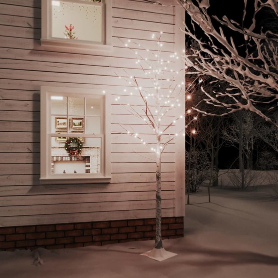 Björkträd Med Led Varmvit 240 Leds 300 Cm