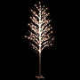 Björkträd Med Led Varmvit 672 Leds 400 Cm