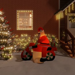 Uppblåsbar Jultomte Med Led 156 Cm