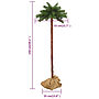 Konstpalm Med Leds 150 Cm