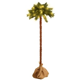 Konstpalm Med Leds 210 Cm