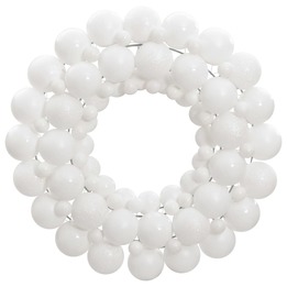 Julkrans Vit 45 Cm Polystyren