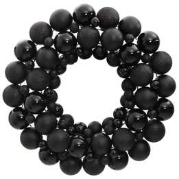 Julkrans Svart 45 Cm Polystyren