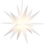 Stjärna Med Led-Belysning Vikbar Vit 43 Cm
