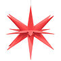 Stjärna Med Led-Belysning Vikbar Röd 57 Cm