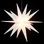 Stjärna Med Led-Belysning Vikbar Vit 57 Cm