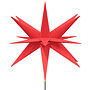 Stjärna Med Led Med Spett Vikbar Röd 57 Cm