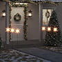 Stjärnor Med Spett Led 3 St Vikbar Vit 35 Cm