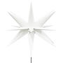 Stjärnor Med Spett Led 3 St Vikbar Vit 35 Cm