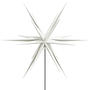 Stjärnor Med Spett Led 3 St Vikbar Vit 35 Cm
