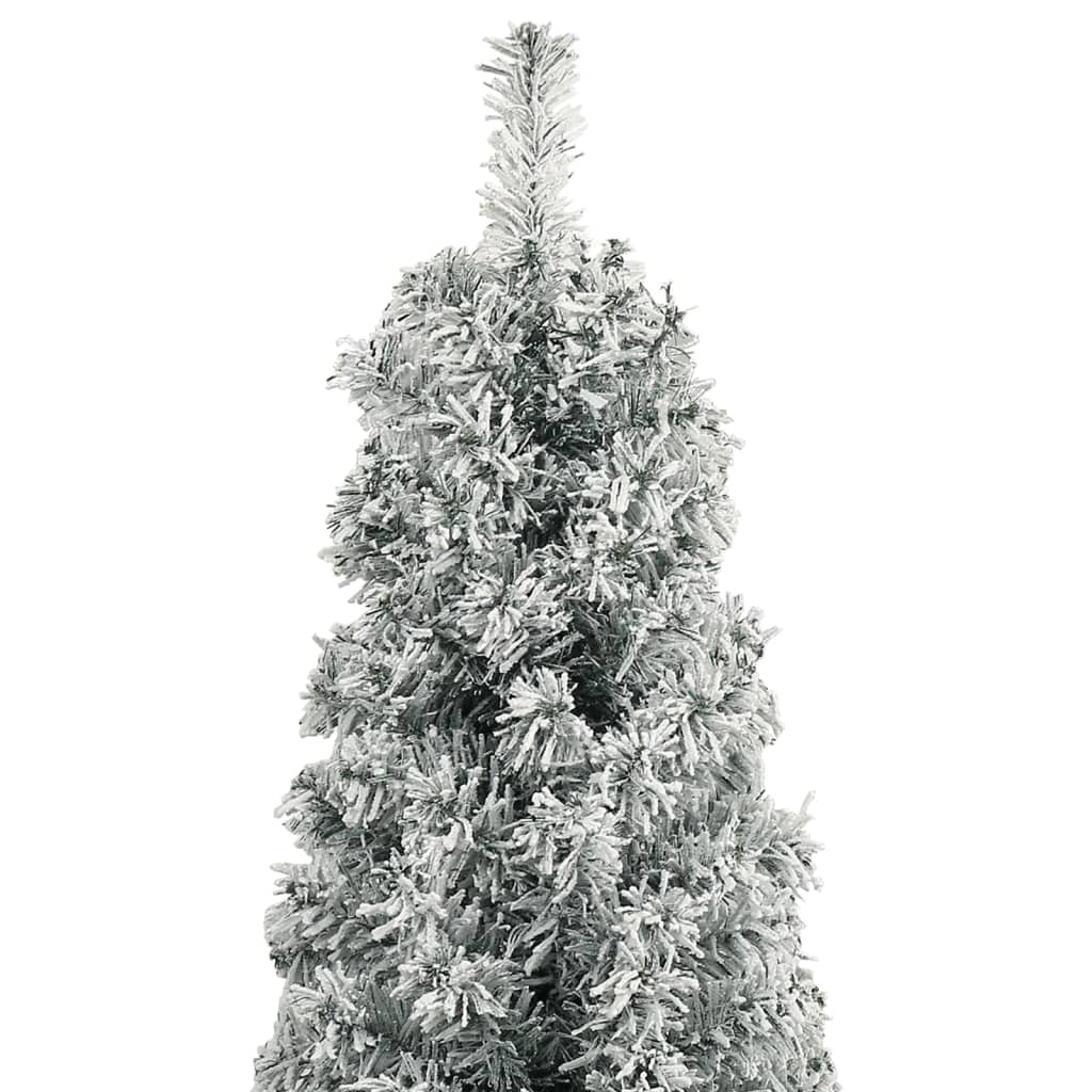 Smal Julgran Med Stativ Och Snö 270 Cm Pvc