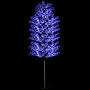 Plastgran 2000 Led Körsbärsblommor Blåvitt Ljus 500 Cm