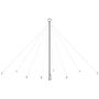 Julgran Led Inomhus/Utomhus 576 Lysdioder 3,6 M