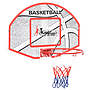Basketkorg 5 Delar Väggmonterad 66X44,5 Cm