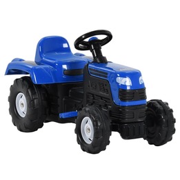 Pedaltraktor För Barn Blå