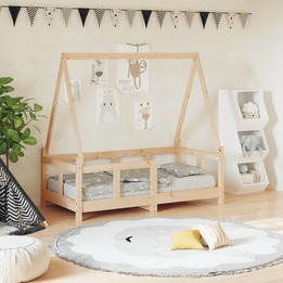 Sängram För Barnsäng 70X140 Cm Massiv Furu