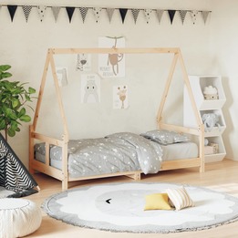 Sängram För Barnsäng 80X160 Cm Massiv Furu
