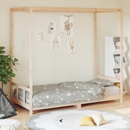 Sängram För Barnsäng 90X200 Cm Massiv Furu