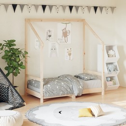 Sängram För Barnsäng 70X140 Cm Massiv Furu