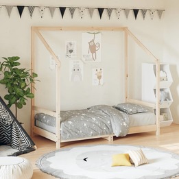 Sängram För Barnsäng 80X160 Cm Massiv Furu