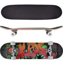 Skateboard Graffiti Ovalformad Lönnträ 8" 9 Lager