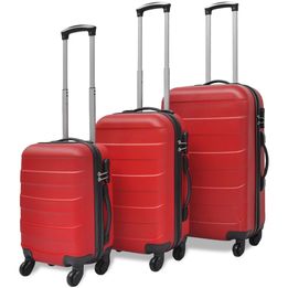 Resväskor Hardcase Tre St Röd