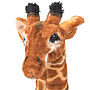 Stående Leksaksgiraff Brun Och Gul Xxl