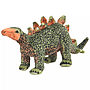 Stående Leksak Stegosaurus Plysch Grön Och Orange Xxl