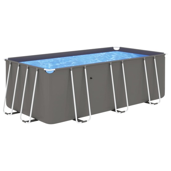 Pool Med Stålram 400X207X122 Cm