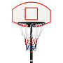 Basketkorg Med Stativ Vit 216-250 Cm Polyeten