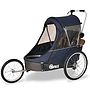 Wike - Cykelvagn Dubbel Premium (jogging + Stroller) - Svart